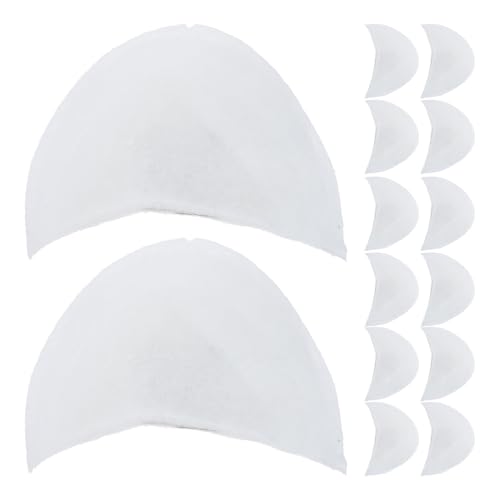WHAMVOX Hombreras y Lavables 50 en Color de Algodón Acolchadas, Elásticas para Trajes de Mujer y Niñas Ideales para Prendas de Punto y Ropa Formal