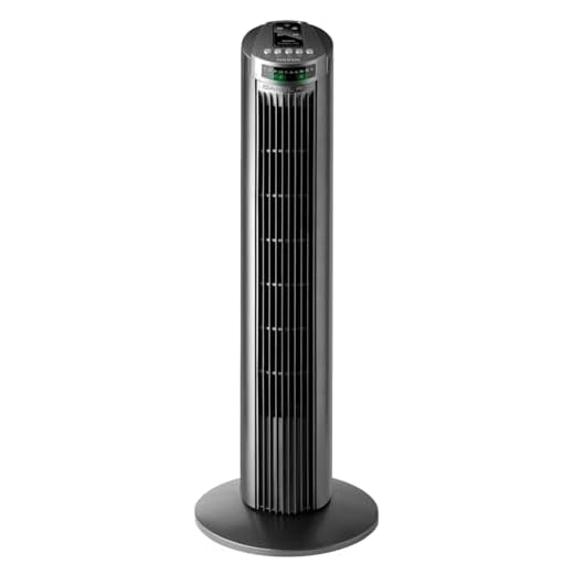 Taurus - Ventilador de torre Babel RC 45W, 3 velocidades, 3 modos Normal/Brisa/Noche, Timer 4 horas, Auto Off, Oscilante, Mando a distancia, Selector táctil, Cable 116 cm, Gris