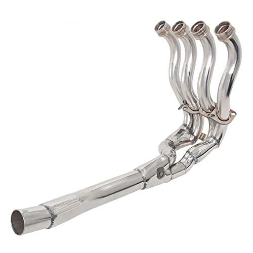 Motorradzubehör Motorrad Auspuffanlage Für Suzuki Für GSXR600 Für GSXR750 Für K8 K9 L1 2006-2021 Moto Schalldämpfer Vorne Link Rohr Motorrad Auspuff Muffler(2008-2010)