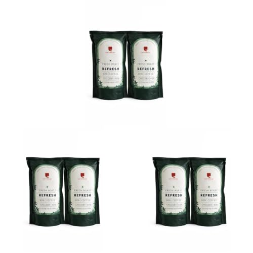 Image of Cafe Coffee Day - Refresh 200 Gm Each (Pack Of 6)|Filter 60% Coffee & 40% Chicory, Medium To Dark Roast|South Indian Filter|Freshly Roasted Ground - Bag