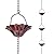 Qipade 10FT Lotus Rain Chain, Rain Chains for Gutters with 12 Cups, Adjustable Rain Catcher Chain with Bell for Eaves Drainage, Replacement for Downspout