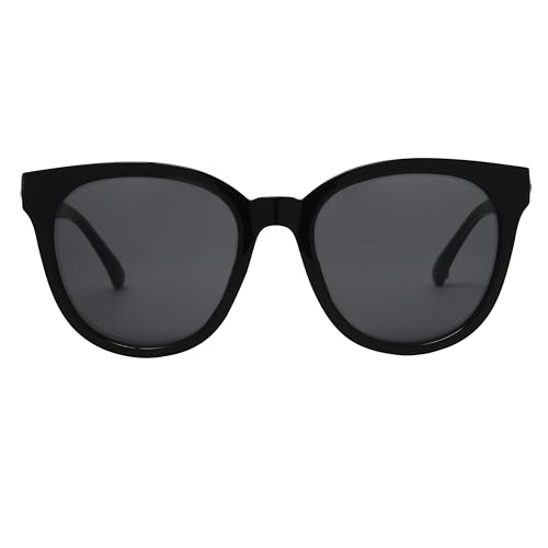 Betsey Johnson Women's Dress to Impress Sunglasses Round, Black, 55 mm2