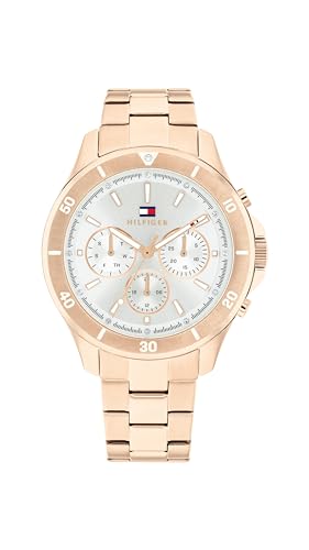Tommy Hilfiger Quartz Multifunction Silver Stainless Steel Strap for Women-TH1782639 (B0CW91LGWX) Amazon Price History, Amazon Price Tracker