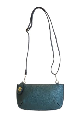 Image of Joy Susan Women's Fashion Purse Mini Crossbody Wristlet Clutch Hand Bag - Metallic Teal