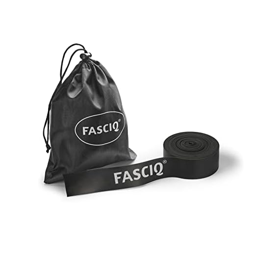 Banda de Compresión Muscular FASCIQ | Movilidad, Fitness y Recuperación | Terapia de compresión | 208 x 2.5 x 0.15cm | Bolsa de Tela Gratis