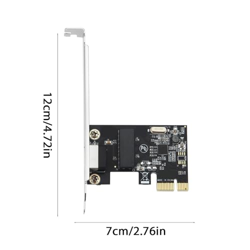Tarjeta de Red Ethernet Gigabit PCIe Chip RTL8111E Puerto RJ45 Instalación 10/100/1000Mbps para PC de Escritorio miniatura 5