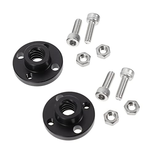CHILDWEET 2 Sets 3d Printer Lead Screw Nuts Pom Plastic Trapezoidal Nuts with Smooth Finish and Fine Workmanship for Pra