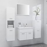 Le design moderne et épuré en blanc éclatant en bois robuste et acrylique s'adapte aux salles de bains contemporaines et classiques et reste propre grâce à sa surface facile d'entretien avec un chiffon humide sans nettoyage fastidieux