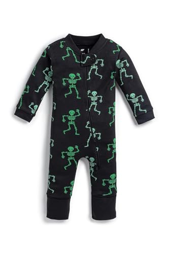 Image of MONICA + ANDY One Piece Baby Pajamas, 100% Organic Baby Clothes for Girls and Boys, Sizes For Newborn and Infant
