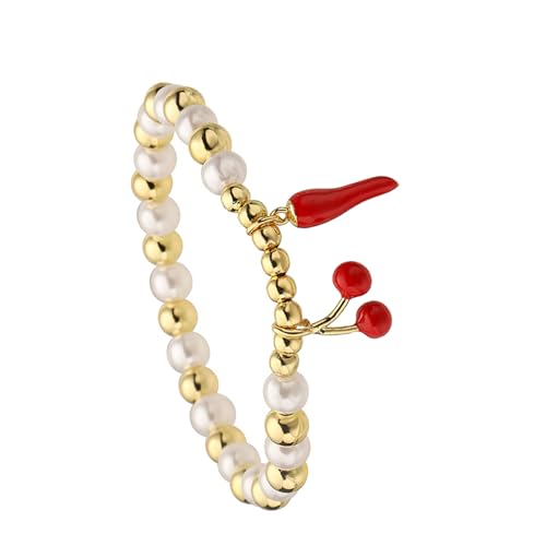 Elegant Fruit Handmade Beaded Jewelry Unique Statement Suitable for Daily Use and Festive Gatherings Colorful Beaded Jewelry