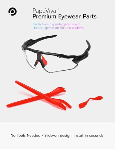 Image of Replacement Nose Pads & Ear Socks Rubber Kits for Oakley Radar EV Path OO9208 / Radar EV Pitch OO9211 Sunglass