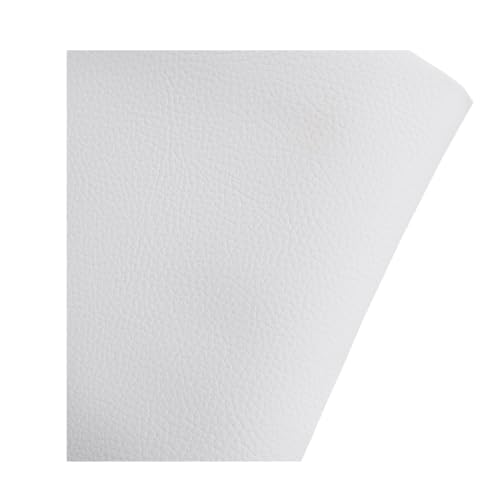 Tissu similicuir doux blanc 1,60m pour la réfection de chaises et fauteuils