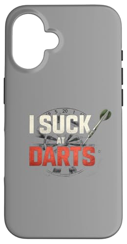 Funny Dart Player I Suck At Darts �X�}�z�P�[�X iPhone 16 �p
