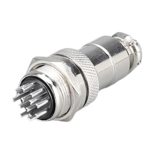 Conector GX20 de 14 pines para panel de montaje en proyectos electrónicos, pack de 20 sets 6