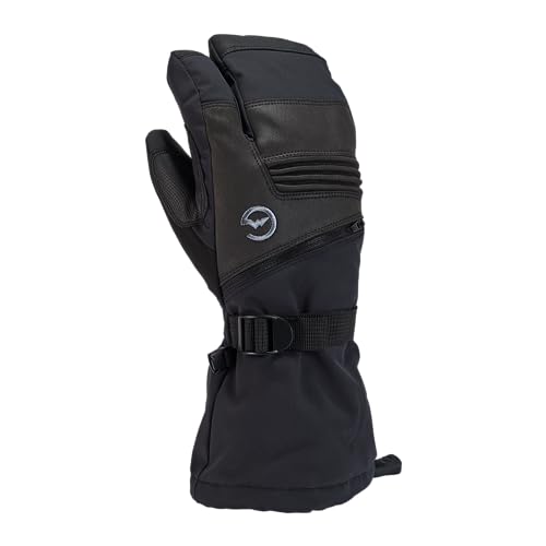 Gordini Women's Gore-Tex Storm 3-Finger Glove, Black, Medium