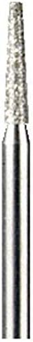 Dremel 7134 Diamond Flat Head Points, Accessory Set 2-pack with 2.0 mm Bits for Engraving, Carving and Cutting