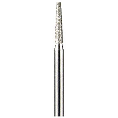 Dremel 7134 Diamantbestückter Fräser - Zubehörsatz für Multifunktionswerkzeug mit 2 Diamant-Fräser ø 2,0 mm zum Gravieren, Schnitzen, Fräsen und Finisharbeiten