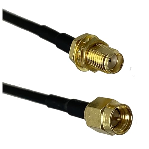 Cable puente de radiofrecuencia RG174 SMA hembra a macho de 1 metro