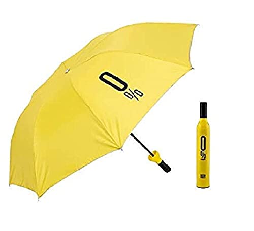 WEBLINE Windproof Double Layer Umbrella with Bottle Cover Umbrella for UV Protection & Rain | Outdoor Car Umbrella for Women & Men(Multi-color)(1)