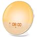 Produktbild Lichtwecker, LED Wake Up Light Wecker mit Sonnenaufgangssimulation, FM Radio Wecker mit Licht 7 Farben, 7 Wecktöne Digital Uhr Alarm Clock Tageslichtwecker Nachtlicht Nachttischlampe für Kinder