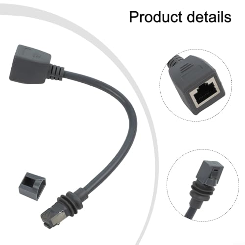 Starlink adattatore Ethernet compatibile con RJ45 con robusto design in TPE e capacità di trasmissione dati efficienti 0.2 metri