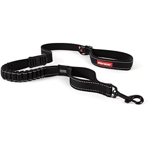 EzyDog ZERO SHOCK Leash - Best Shock Absorbing Dog Leash, Control & Training Lead (48" Black) Cover