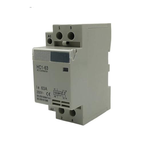 Contacteur de contrôle 2 pôles 63A 110V circuit domestique AC