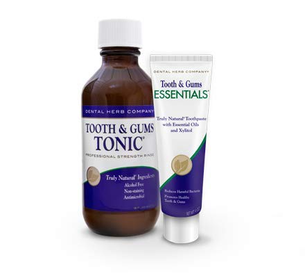 Dental Herb Company - Tooth & Gums Tonic (18 oz.) Mouthwash and Essentials Paste (Kit)