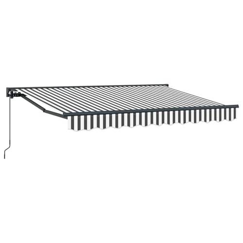 Store extérieur en polyester enduit PU avec cadre acier aluminium et commande par télécommande - 3
