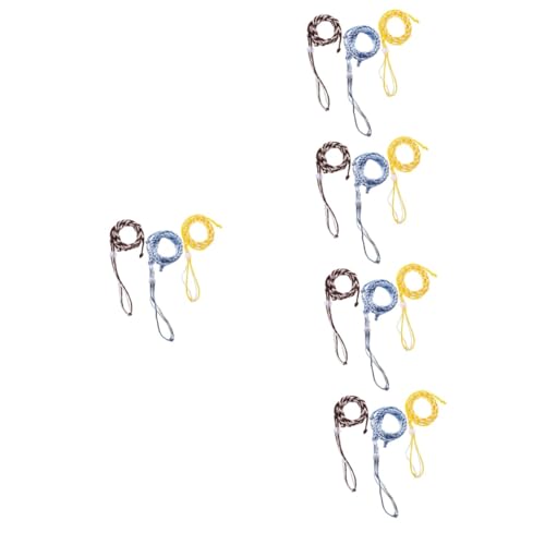 BESPORTBLE 5sets Elegant Squirrel Harness Strong Small Pet Leash Rabbit Leash for 3pcs*5