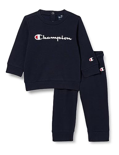 Champion Legacy American Classics TD-Crewneck Traje, BLU Marino, 2 Años para Bebés