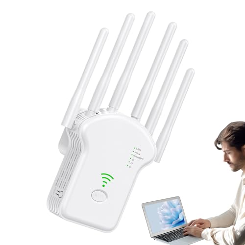 Amplificateur de signal WiFi portable 1200Mbps double bande pour couverture réseau étendue