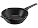 Tefal E24919 Robusta padella wok in alluminio pressofuso, 28 cm, facile da pulire, rivestimento antiaderente, indicatore di temperatura termico, lavabile in lavastoviglie, adatta a induzione, nero