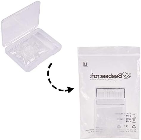 PandaHall Elite 30 pcs Transparent U Type Plastic Clip on Earring Converter for None Pierced Ears