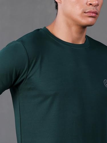 Image of CHKOKKO Gym T Shirts for Men Workout Activewear Solid Quick Dry Sports Tshirt for man Breathable Lightweight Half Sleeve Regular Fit Round Neck Running Boys T Shirt