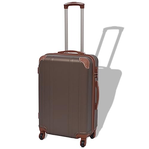 Four Piece Hardcase Trolley Set Coffee Luggage,Bags,Suitcases Brown 11,7 LBS2