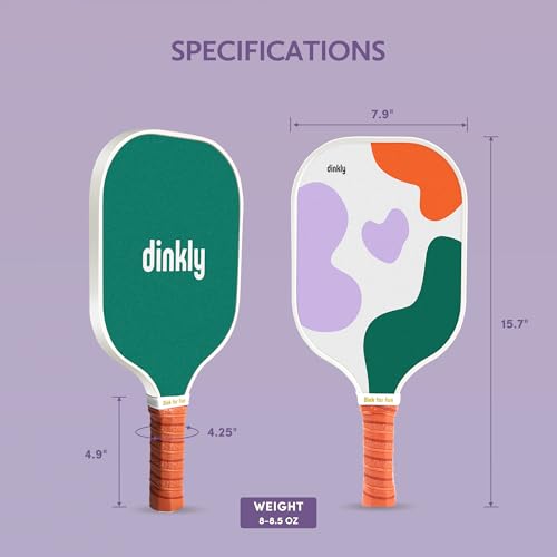 Image of Pickleball Paddles Set of 2 /4- USAPA Approved Graphite /Fiberglass Pickleball Racket, 2 Pickleball Rackets, 4 Balls and 1 Portable Carry Bag, Aesthetic Pickle Ball Set for Men Women Beginners