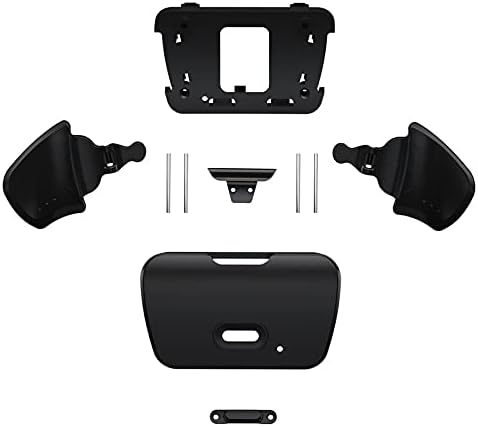eXtremeRate Turn RISE to RISE4 Kit Redesigned Solid Black K1 K2 K3 K4 Back Buttons Housing & Remap PCB Board for PS5 Controller RISE & RISE4 Remap kit - Controller & Other Accessories NOT Included