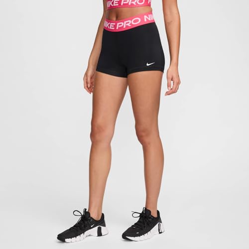 Nike ProWomen's 3" Shorts (Black/Aster Pink/White, CZ9857-024)2