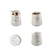 RWX 4 Piezas de Accesorios de baño, Botella de loción cerámica, con Taza de Enjuague bucal, Titular de Cepillo de Dientes, jabonera, (Negro, Azul, Blanco) (Color : 4 Pieces White)