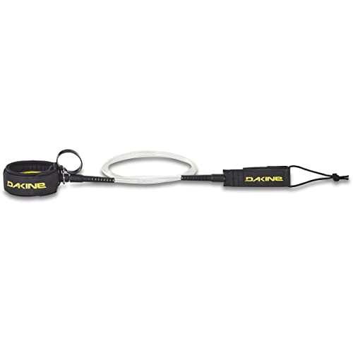 Dakine River Floating Calf Leash 6FT X 1/4IN W Easy Clip Clear/Yellow OSFM
