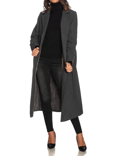 Manteau femme anthracite Yes Zee veste d hiver chaude taille L