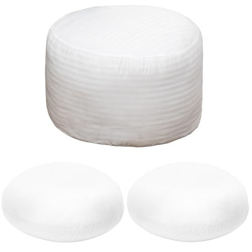 Poofieotto Premium PP Cotton Ottoman Pouf Insert Pouf Stuffing Round Bean Bag Filler & Footstool Stuffing 20x2014 Inch Round