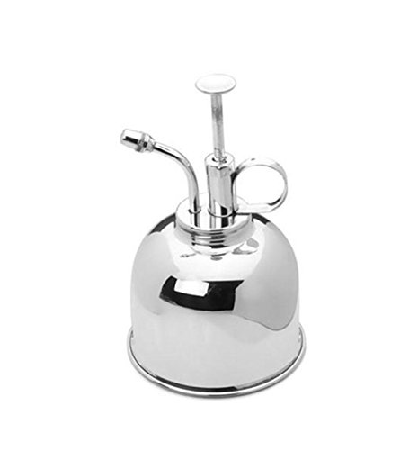 regadera bonsai Brass Silver Spray Lianshi Puede Plantar Spay Bottle Spray Flor Interno 300 ml Cover