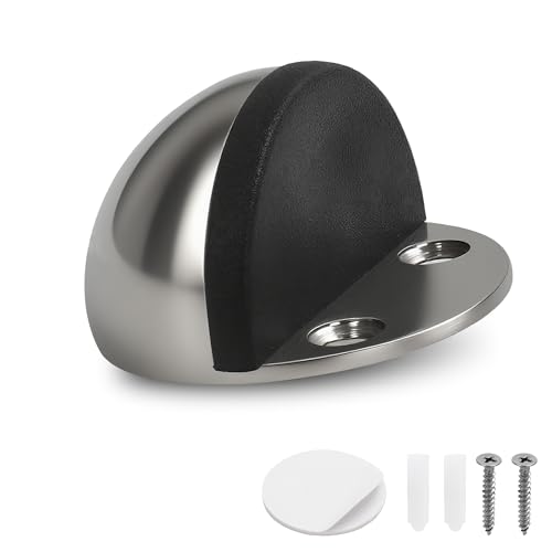 Türstopper Boden selbstklebend,Türpuffer Boden mit Schrauben und selbstklebenden,Türstopper für Hartböden zum Schutz von Türen, Wänden,Balkontür usw.(Silber 1 Stück) Türstopper Boden selbstklebend,Türpuffer Boden mit Schrauben und selbstklebenden,Türstopper für Hartböden zum Schutz von Türen, Wänden,Balkontür usw.(Silber 1 Stück)