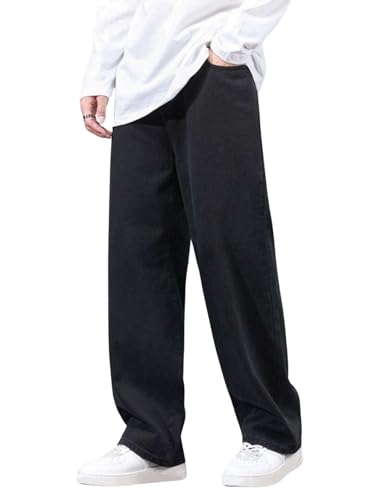 GRECIILOOKS Baggy Fit Cargo Jeans for Men – Heavy-Duty Utility De...