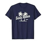 Santa Monica California Vintage 70s Palm Trees Graphic T-Shirt