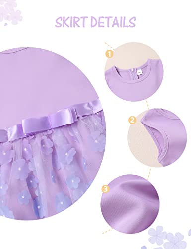 2-6T Flower Girls Dresses For Wedding Birthday Party Layered Tutu Dress Sleeveless Princess Tulle Sundress #TOP7