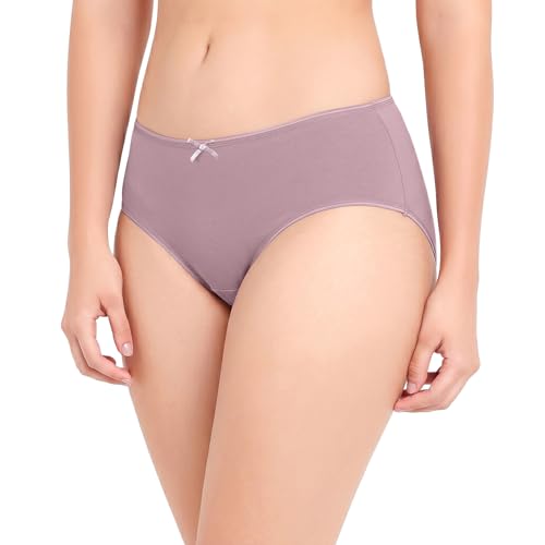 Image of juliet Cotton Hipster Premium Panties Set of 5 Full Coverage Stretchable Fabric