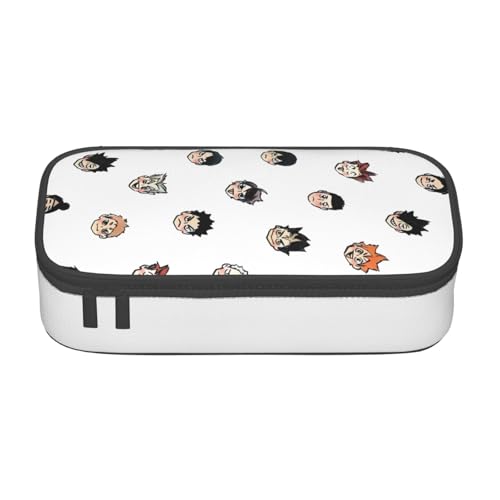 Cool Haikyu ハイキュー!!36 ペンケース 筆箱 シンプル ペンケース 洗面用具バッグ 多機能 大容量 男の子 女の子 小学生 中学生 高校生